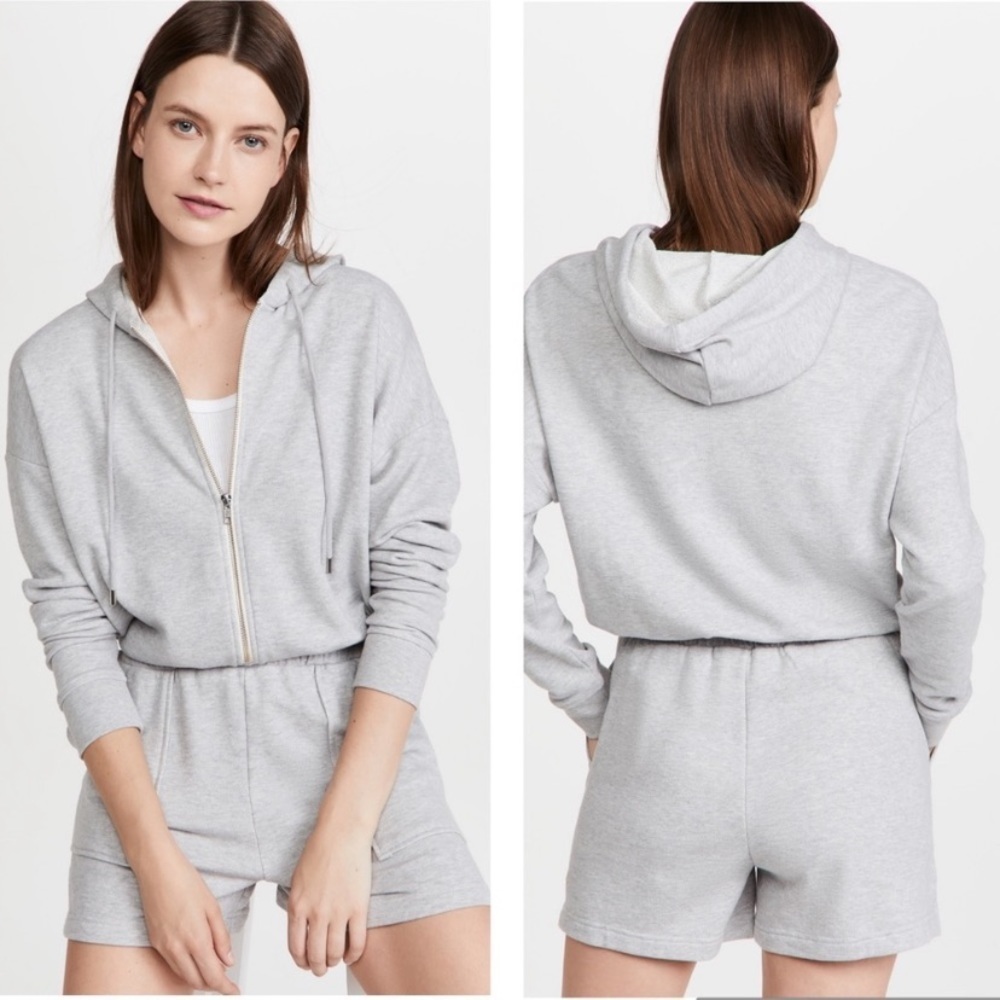 RAILS Nicola Romper Heather Gray Sweatsuit Size XXL